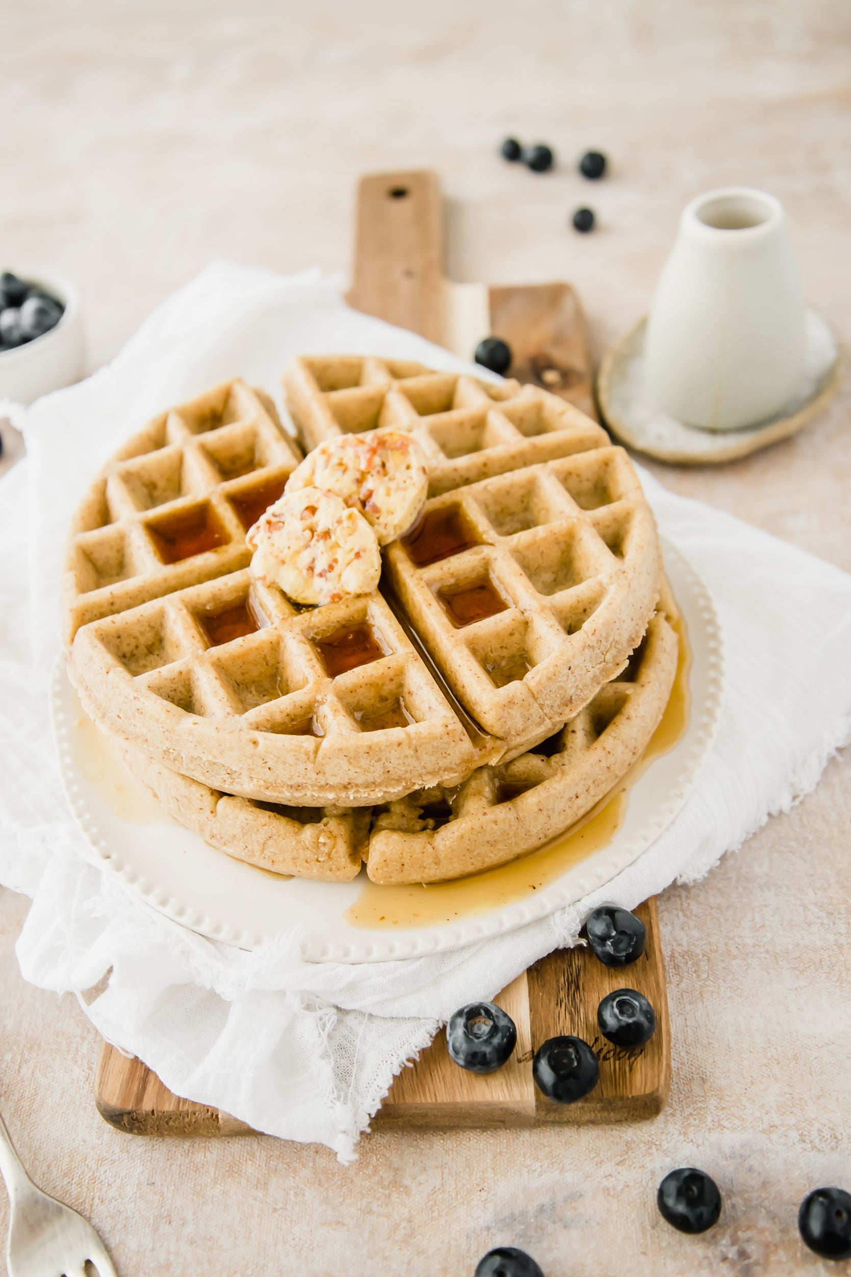 Waffles With Maple Bacon Butter